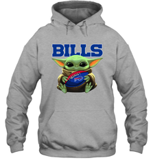 Baby Yoda Loves The Buffalo Bills Star Wars NFL Shirts Hoodie - PrimaryTee