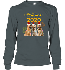 Golden Retriever Happy New Year 2020 Shirt Long Sleeve T-Shirt - PrimaryTee