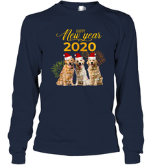 Golden Retriever Happy New Year 2020 Shirt Long Sleeve T-Shirt - PrimaryTee