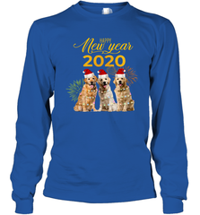 Golden Retriever Happy New Year 2020 Shirt Long Sleeve T-Shirt - PrimaryTee