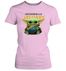 Baby Yoda Loves The Jacksonville Jaguars Star Wars NFL Shirts Women's T-Shirt - PrimaryTee