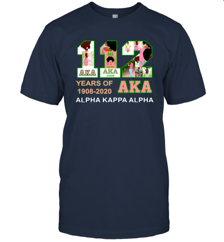 112 Years of Aka Alpha Kappa Alpha 1908 2020 Shirt Men's T-Shirt - PrimaryTee