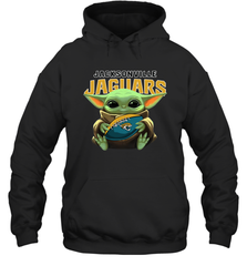 Baby Yoda Loves The Jacksonville Jaguars Star Wars NFL Shirts Hoodie - PrimaryTee