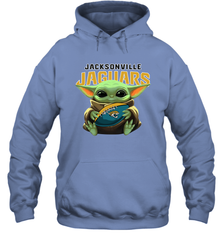 Baby Yoda Loves The Jacksonville Jaguars Star Wars NFL Shirts Hoodie - PrimaryTee