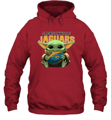 Baby Yoda Loves The Jacksonville Jaguars Star Wars NFL Shirts Hoodie - PrimaryTee