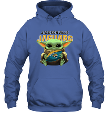 Baby Yoda Loves The Jacksonville Jaguars Star Wars NFL Shirts Hoodie - PrimaryTee