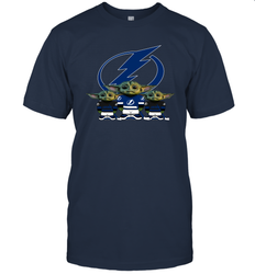 Tampa Bay Lightning Star Wars Logo Baby Yoda Men's T-Shirt - PrimaryTee