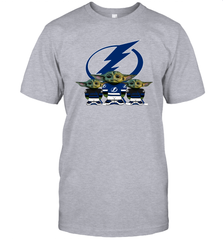 Tampa Bay Lightning Star Wars Logo Baby Yoda Men's T-Shirt - PrimaryTee