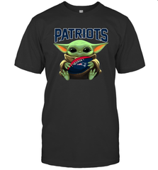 Baby Yoda Loves The New England Patriots Star Wars NFL Shirts Men's T-Shirt - PrimaryTee