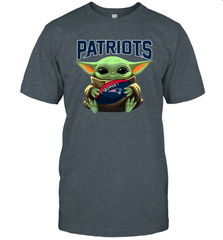Baby Yoda Loves The New England Patriots Star Wars NFL Shirts Men's T-Shirt - PrimaryTee