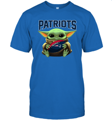 Baby Yoda Loves The New England Patriots Star Wars NFL Shirts Men's T-Shirt - PrimaryTee