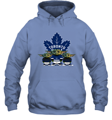 Toronto Maple Leafs Star Wars Logo Baby Yoda Hoodie - PrimaryTee