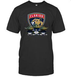 Florida Panthers Star Wars Logo Baby Yoda Men's T-Shirt - PrimaryTee