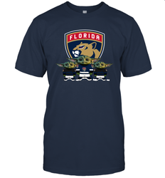 Florida Panthers Star Wars Logo Baby Yoda Men's T-Shirt - PrimaryTee