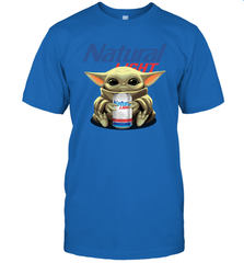 Baby Yoda Hugs Natural Light Beer Star Wars Shirts Men's T-Shirt - PrimaryTee