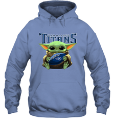 Baby Yoda Loves The Tennessee Titans Star Wars NFL Shirts Hoodie - PrimaryTee