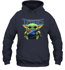 Baby Yoda Loves The Tennessee Titans Star Wars NFL Shirts Hoodie - PrimaryTee