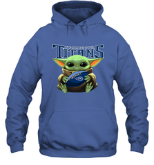 Baby Yoda Loves The Tennessee Titans Star Wars NFL Shirts Hoodie - PrimaryTee