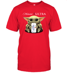 Baby Yoda Hugs Michelob Ultra Beer Star Wars Shirts Men's T-Shirt - PrimaryTee