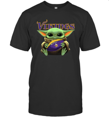 Baby Yoda Loves The Minnesota Vikings Star Wars NFL Shirts Men's T-Shirt - PrimaryTee