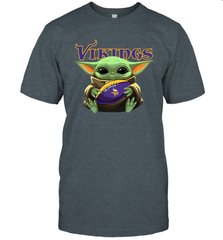 Baby Yoda Loves The Minnesota Vikings Star Wars NFL Shirts Men's T-Shirt - PrimaryTee
