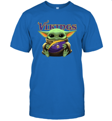 Baby Yoda Loves The Minnesota Vikings Star Wars NFL Shirts Men's T-Shirt - PrimaryTee