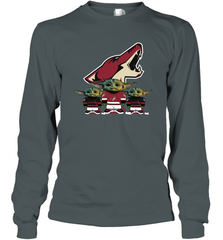 Arizona Coyotes Star Wars Logo Baby Yoda Long Sleeve T-Shirt - PrimaryTee