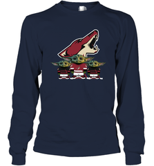 Arizona Coyotes Star Wars Logo Baby Yoda Long Sleeve T-Shirt - PrimaryTee
