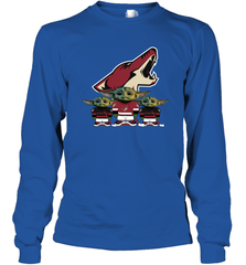 Arizona Coyotes Star Wars Logo Baby Yoda Long Sleeve T-Shirt - PrimaryTee