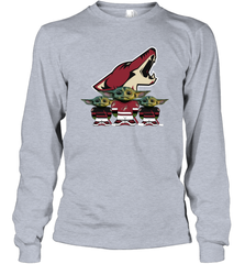 Arizona Coyotes Star Wars Logo Baby Yoda Long Sleeve T-Shirt - PrimaryTee