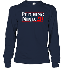 Pitching Ninja 2020 Shirt Long Sleeve T-Shirt - PrimaryTee