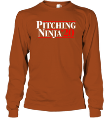 Pitching Ninja 2020 Shirt Long Sleeve T-Shirt - PrimaryTee