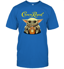 Baby Yoda Hugs Crown Royal Bottle Star Wars Shirts Men's T-Shirt - PrimaryTee