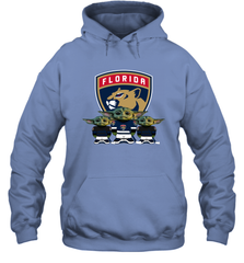Florida Panthers Star Wars Logo Baby Yoda Hoodie - PrimaryTee