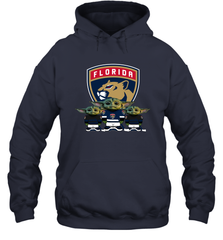 Florida Panthers Star Wars Logo Baby Yoda Hoodie - PrimaryTee