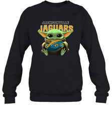 Baby Yoda Loves The Jacksonville Jaguars Star Wars NFL Shirts Sweatshirt - PrimaryTee