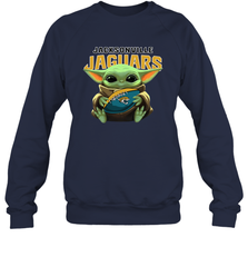 Baby Yoda Loves The Jacksonville Jaguars Star Wars NFL Shirts Sweatshirt - PrimaryTee
