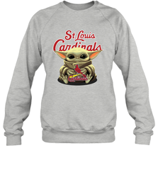 Baby Yoda Hugs The St Louis Cardinals Shirts Sweatshirt - PrimaryTee