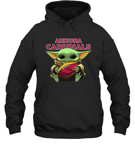 Baby Yoda Loves The Arizona Cardinals Star Wars NFL Shirts Hoodie - PrimaryTee