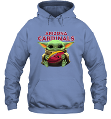 Baby Yoda Loves The Arizona Cardinals Star Wars NFL Shirts Hoodie - PrimaryTee