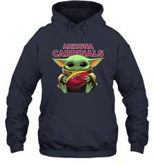 Baby Yoda Loves The Arizona Cardinals Star Wars NFL Shirts Hoodie - PrimaryTee