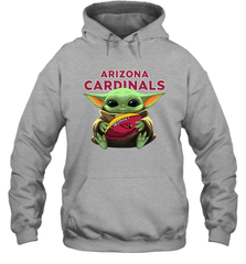 Baby Yoda Loves The Arizona Cardinals Star Wars NFL Shirts Hoodie - PrimaryTee
