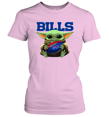 Baby Yoda Loves The Buffalo Bills Star Wars NFL Shirts Women's T-Shirt - PrimaryTee