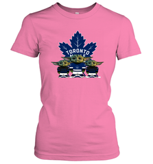 Toronto Maple Leafs Star Wars Logo Baby Yoda Women's T-Shirt - PrimaryTee