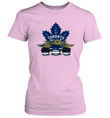 Toronto Maple Leafs Star Wars Logo Baby Yoda Women's T-Shirt - PrimaryTee