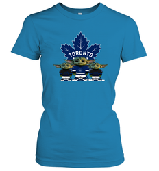Toronto Maple Leafs Star Wars Logo Baby Yoda Women's T-Shirt - PrimaryTee