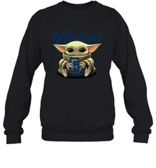Baby Yoda Hugs The San Diego Padres Shirts Sweatshirt - PrimaryTee