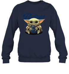 Baby Yoda Hugs The San Diego Padres Shirts Sweatshirt - PrimaryTee