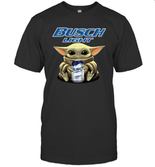 Baby Yoda Hugs Busch Light Beer Star Wars Shirts Men's T-Shirt - PrimaryTee