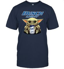 Baby Yoda Hugs Busch Light Beer Star Wars Shirts Men's T-Shirt - PrimaryTee